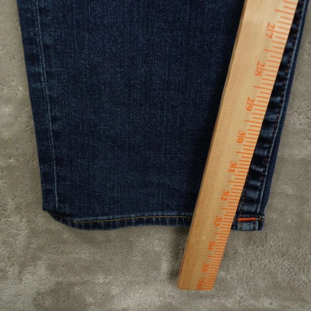 True Religion Geno‎ Relaxed Slim Fit Jeans Men's 46 Blue Dark Wash No Flap